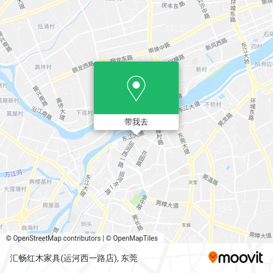 汇畅红木家具(运河西一路店)地图