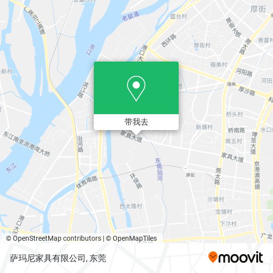 萨玛尼家具有限公司地图