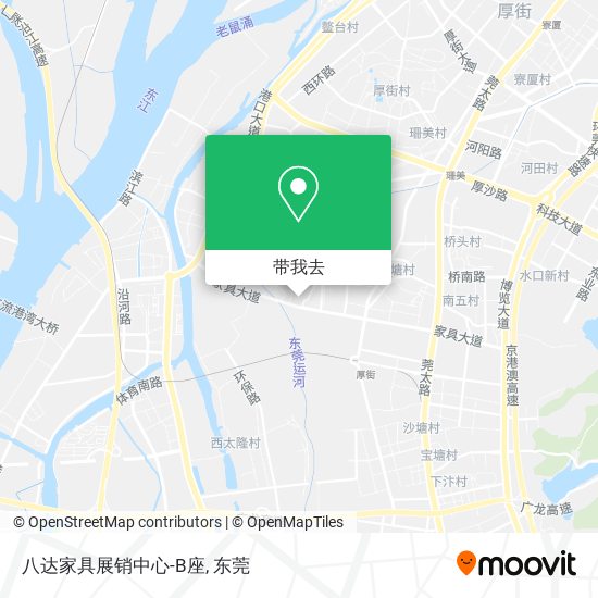 八达家具展销中心-B座地图