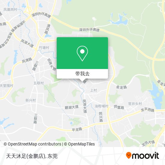 天天沐足(金鹏店)地图