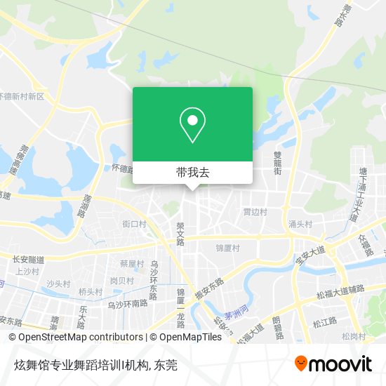炫舞馆专业舞蹈培训I机构地图