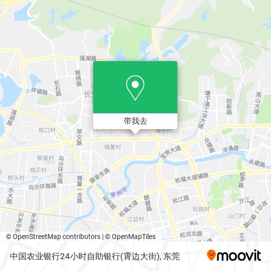 中国农业银行24小时自助银行(霄边大街)地图