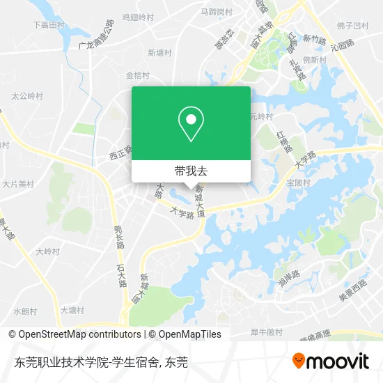 东莞职业技术学院-学生宿舍地图