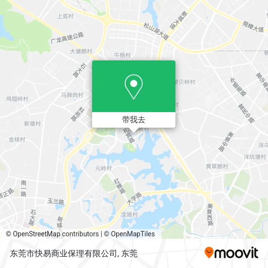 东莞市快易商业保理有限公司地图