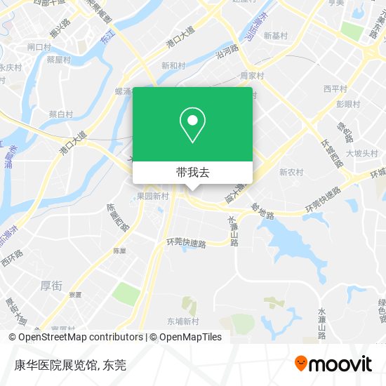 康华医院展览馆地图