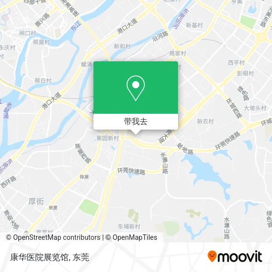 康华医院展览馆地图