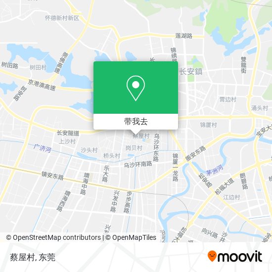 蔡屋村地图