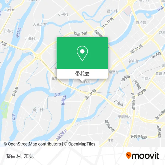 蔡白村地图