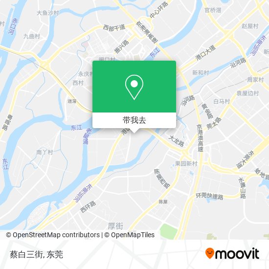 蔡白三街地图