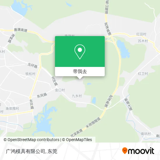 广鸿模具有限公司地图