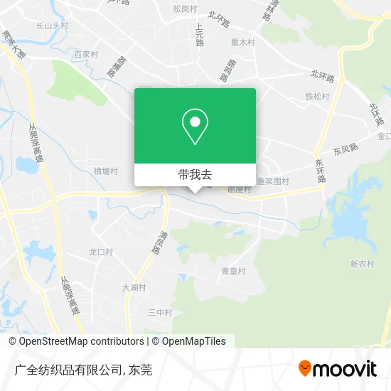 广全纺织品有限公司地图