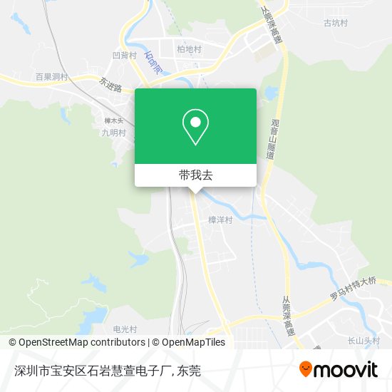 深圳市宝安区石岩慧萱电子厂地图