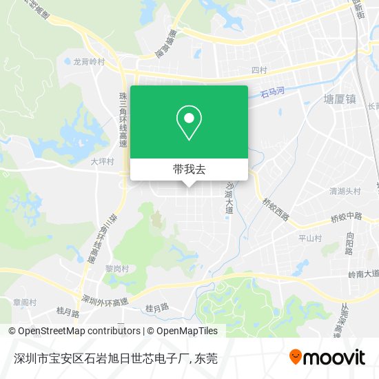 深圳市宝安区石岩旭日世芯电子厂地图