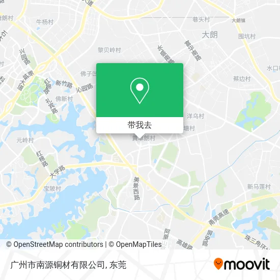 广州市南源铜材有限公司地图