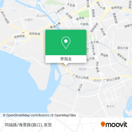 同福路/海景路(路口)地图