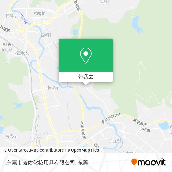 东莞市诺佑化妆用具有限公司地图