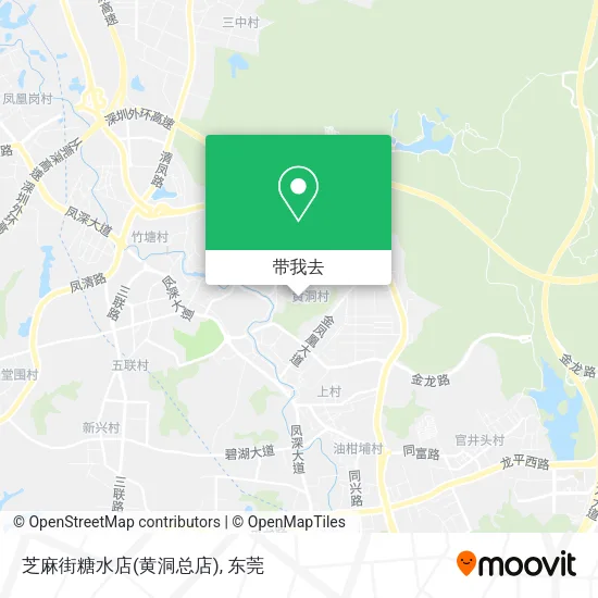 芝麻街糖水店(黄洞总店)地图