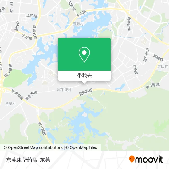东莞康华药店地图