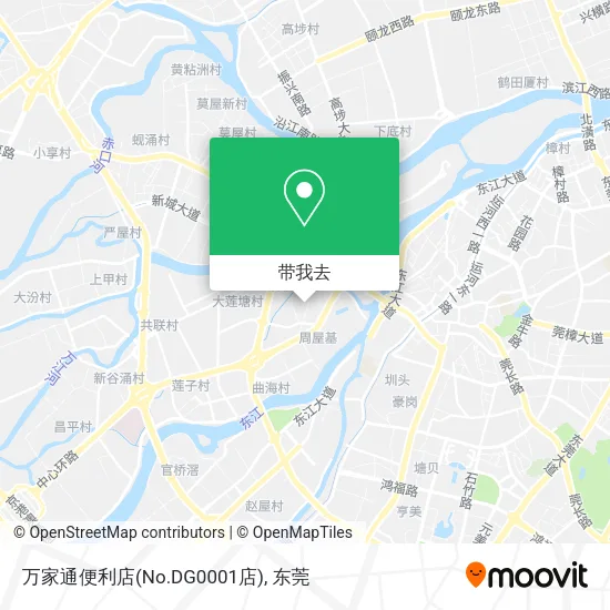 万家通便利店(No.DG0001店)地图