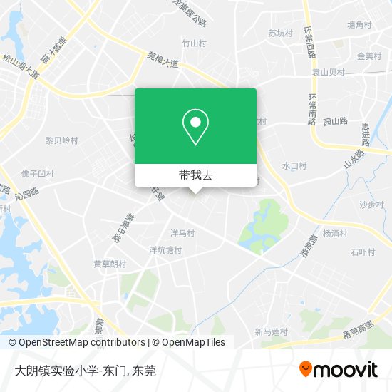 大朗镇实验小学-东门地图