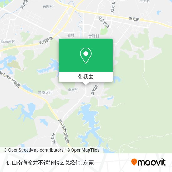 佛山南海渝龙不锈钢精艺总经销地图