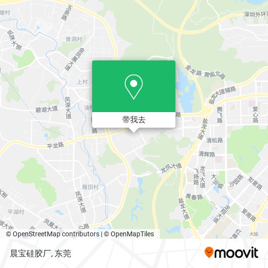 晨宝硅胶厂地图