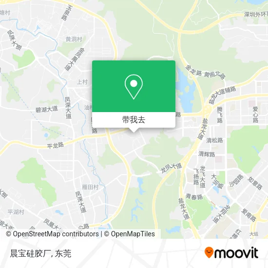 晨宝硅胶厂地图