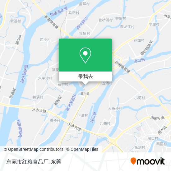 东莞市红粮食品厂地图