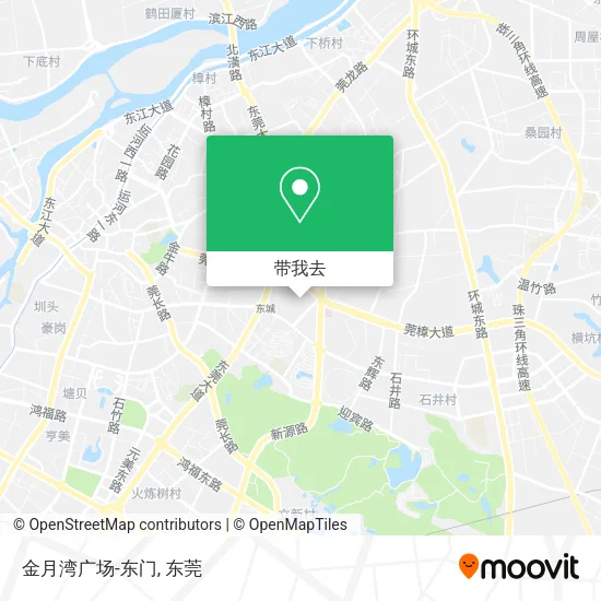 金月湾广场-东门地图