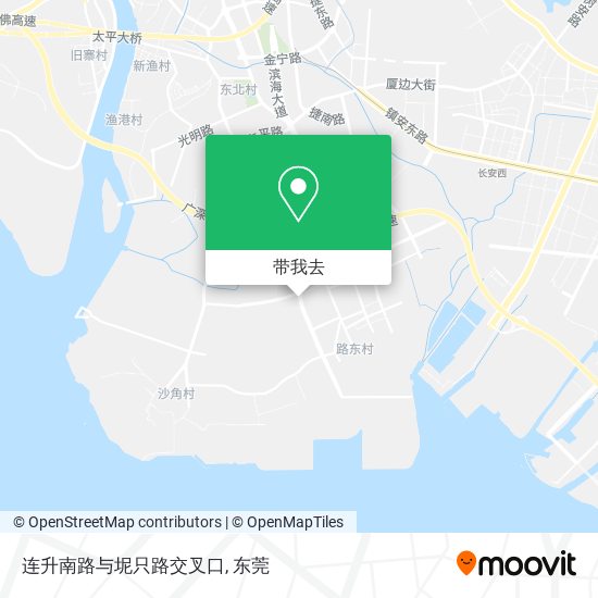连升南路与坭只路交叉口地图