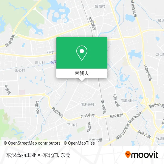 东深高丽工业区-东北门地图