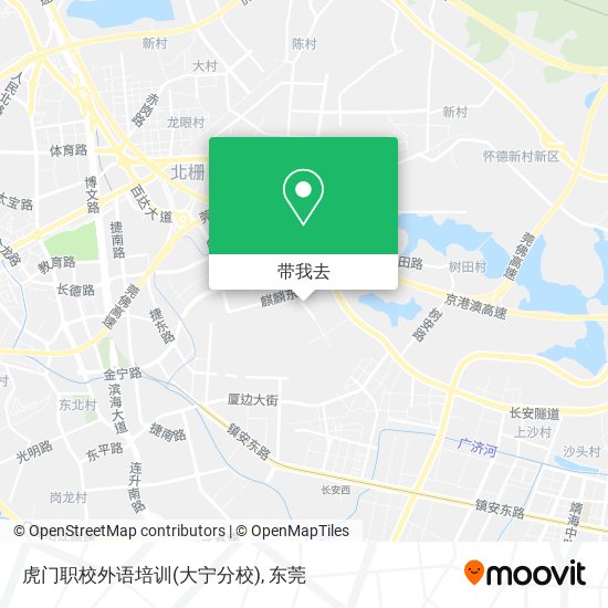 虎门职校外语培训(大宁分校)地图