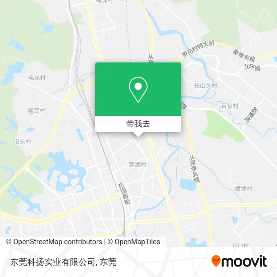 东莞科扬实业有限公司地图