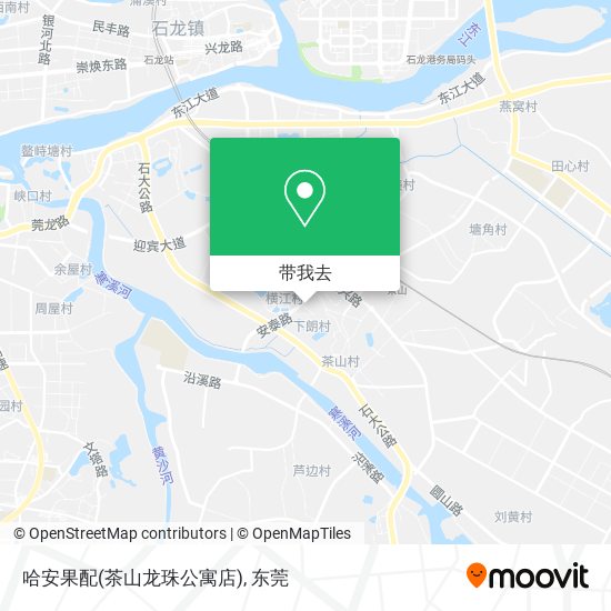 哈安果配(茶山龙珠公寓店)地图