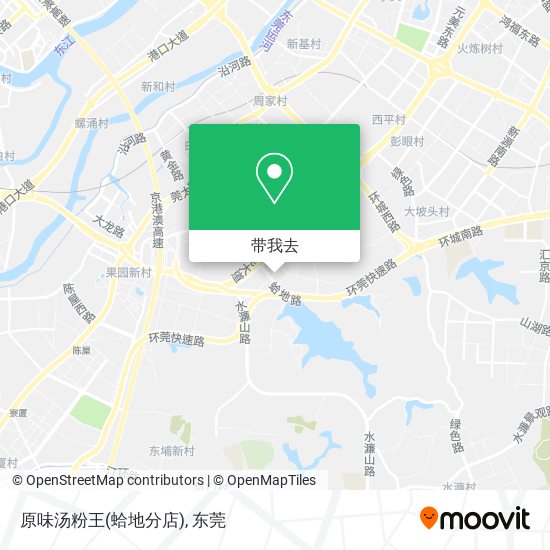 原味汤粉王(蛤地分店)地图