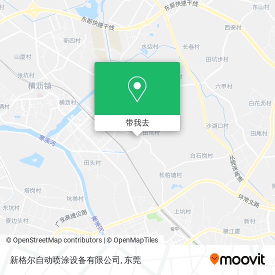 新格尔自动喷涂设备有限公司地图
