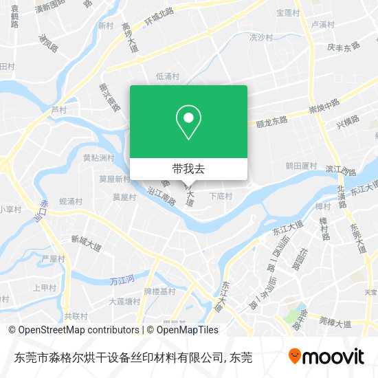 东莞市淼格尔烘干设备丝印材料有限公司地图