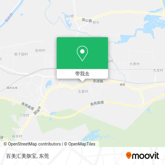 百美汇美肤宝地图