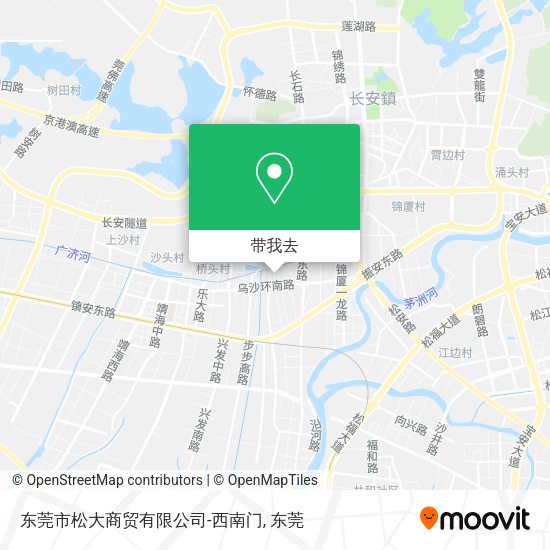 东莞市松大商贸有限公司-西南门地图