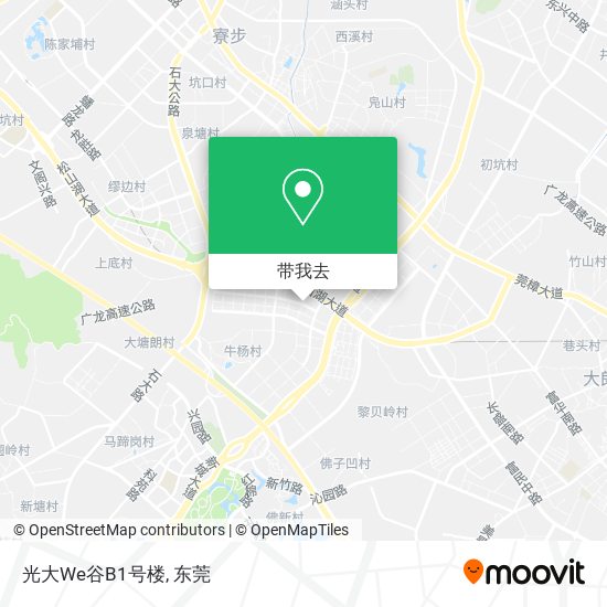 光大We谷B1号楼地图