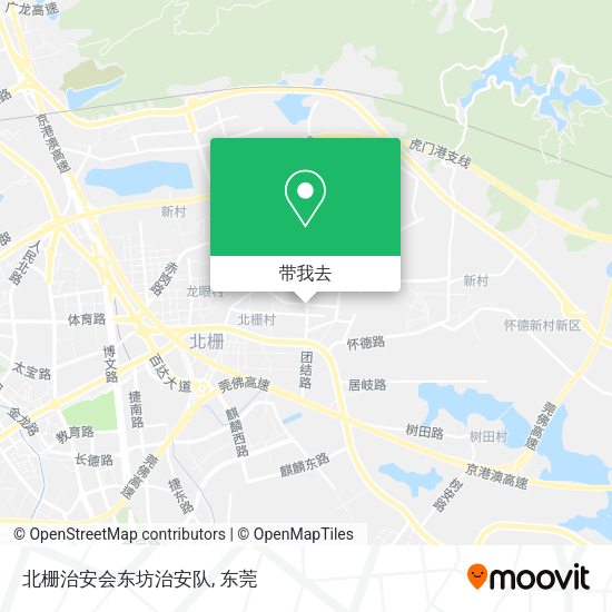 北栅治安会东坊治安队地图