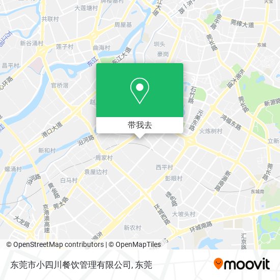 东莞市小四川餐饮管理有限公司地图
