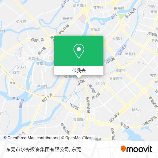 东莞市水务投资集团有限公司地图
