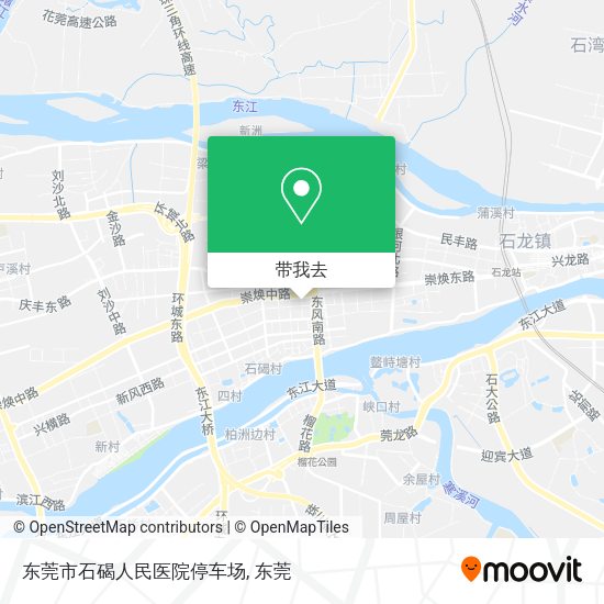 东莞市石碣人民医院停车场地图