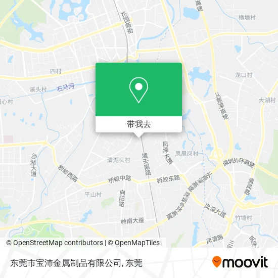 东莞市宝沛金属制品有限公司地图