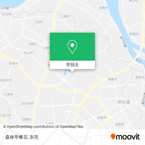 森林早餐店地图