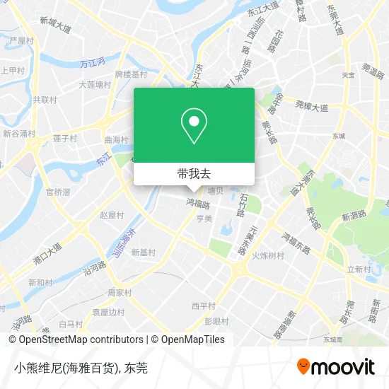 小熊维尼(海雅百货)地图