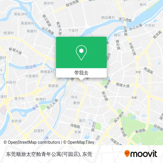 东莞顺旅太空舱青年公寓(可园店)地图