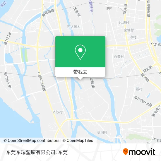 东莞东瑞塑胶有限公司地图