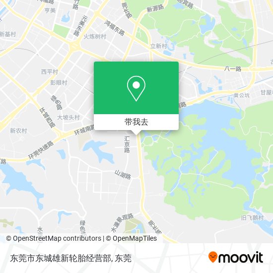 东莞市东城雄新轮胎经营部地图